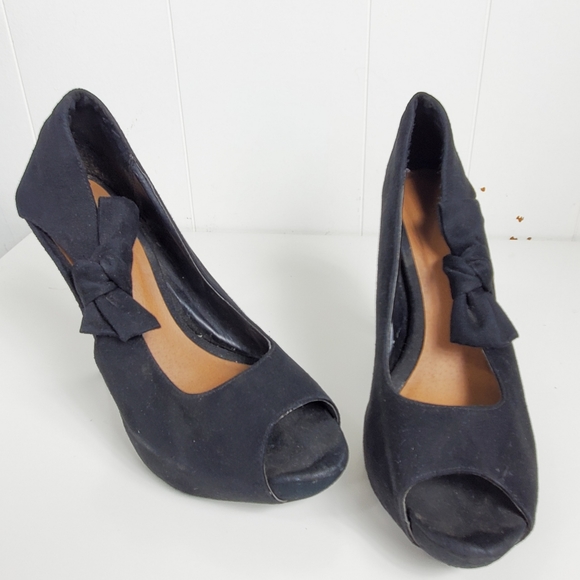 Xhilaration open toe 5" heels size 8.5 - Picture 3 of 11